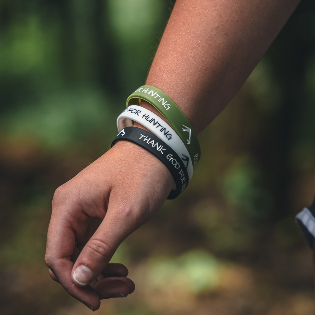 (3 Pack) Thank God For Hunting Bracelet